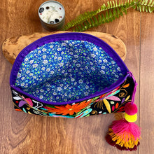 Load image into Gallery viewer, Otomi Denim Cosmetic Bag