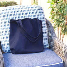 Load image into Gallery viewer, Otomí Embroidered Denim Tote