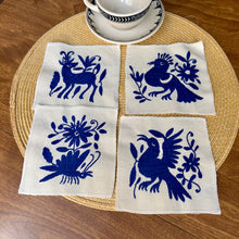 Load image into Gallery viewer, Otomi Art - Coasters-blue