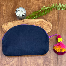 Load image into Gallery viewer, Otomi Denim Cosmetic Bag