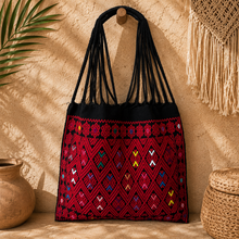 Load image into Gallery viewer, Handwoven Mayan Tote Bag