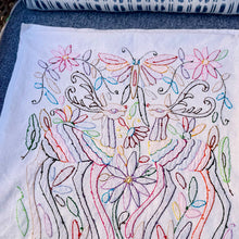 Load image into Gallery viewer, Otomi Embroidered Pillow Cover