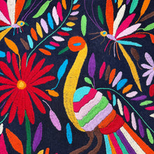 Load image into Gallery viewer, Otomí Embroidered Denim Tote