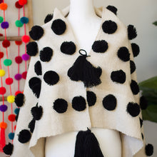 Load image into Gallery viewer, Pompom Wool Shawl