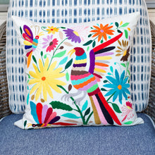 Load image into Gallery viewer, Otomi Embroidered Pillow Cover