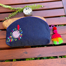 Load image into Gallery viewer, Otomi Denim Cosmetic Bag