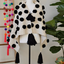 Load image into Gallery viewer, Pompom Wool Shawl