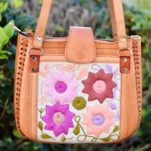 Load image into Gallery viewer, Embroidered Leather Shoulder Bag