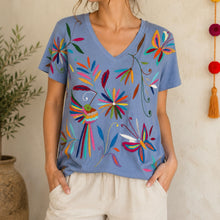 Load image into Gallery viewer, Otomí Embroidered Tee-M