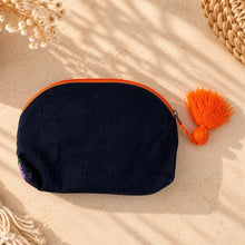 Load image into Gallery viewer, Otomi Denim Cosmetic Bag