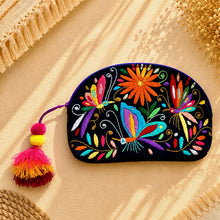 Load image into Gallery viewer, Otomi Denim Cosmetic Bag