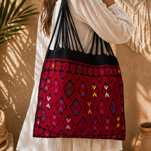 Load image into Gallery viewer, Handwoven Mayan Tote Bag