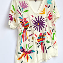 Load image into Gallery viewer, Otomí Embroidered Tee-L