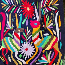 Load image into Gallery viewer, Otomí Embroidered Denim Tote