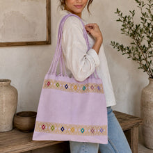 Load image into Gallery viewer, Handwoven cotton tote