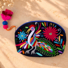 Load image into Gallery viewer, Otomi Denim Cosmetic Bag