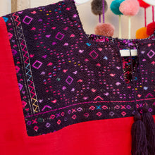 Load image into Gallery viewer, Red Huipil-Blouse