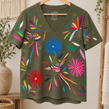 Load image into Gallery viewer, Otomí Embroidered Tee-M