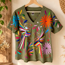 Load image into Gallery viewer, Otomi Embroidered Tee-XL