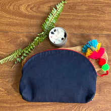 Load image into Gallery viewer, Otomi Denim Cosmetic Bag