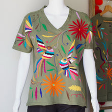 Load image into Gallery viewer, Otomí Embroidered Tee-XL