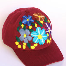 Load image into Gallery viewer, Hand Embroidered Floral Cap