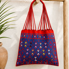 Load image into Gallery viewer, Handwoven Mayan Tote Bag
