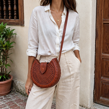 Load image into Gallery viewer, Leather Crossbody Bag