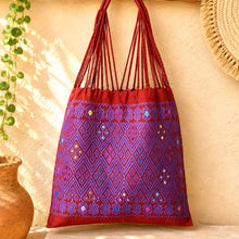 Load image into Gallery viewer, Handwoven Mayan Tote Bag