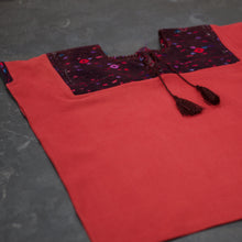 Load image into Gallery viewer, Huipil-Blouse-Terracota