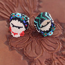 Load image into Gallery viewer, image-handmade-frida-kahlo-huichol-ring-1
