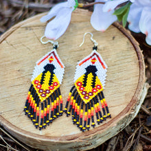 Load image into Gallery viewer, Angelica Huichol Earrings-Yellow