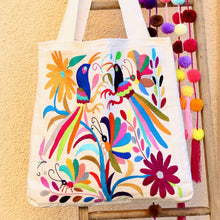 Load image into Gallery viewer, Otomi Embroidered multicolor Tote/Bag
