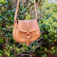 Load image into Gallery viewer, Leather Butterfly Crossbody Bag
