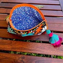 Load image into Gallery viewer, Otomi Denim Cosmetic Bag
