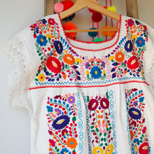 Load image into Gallery viewer, Hand Embroidered Floral Dress – Oaxaca
