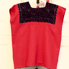 Load image into Gallery viewer, Red Huipil-Blouse
