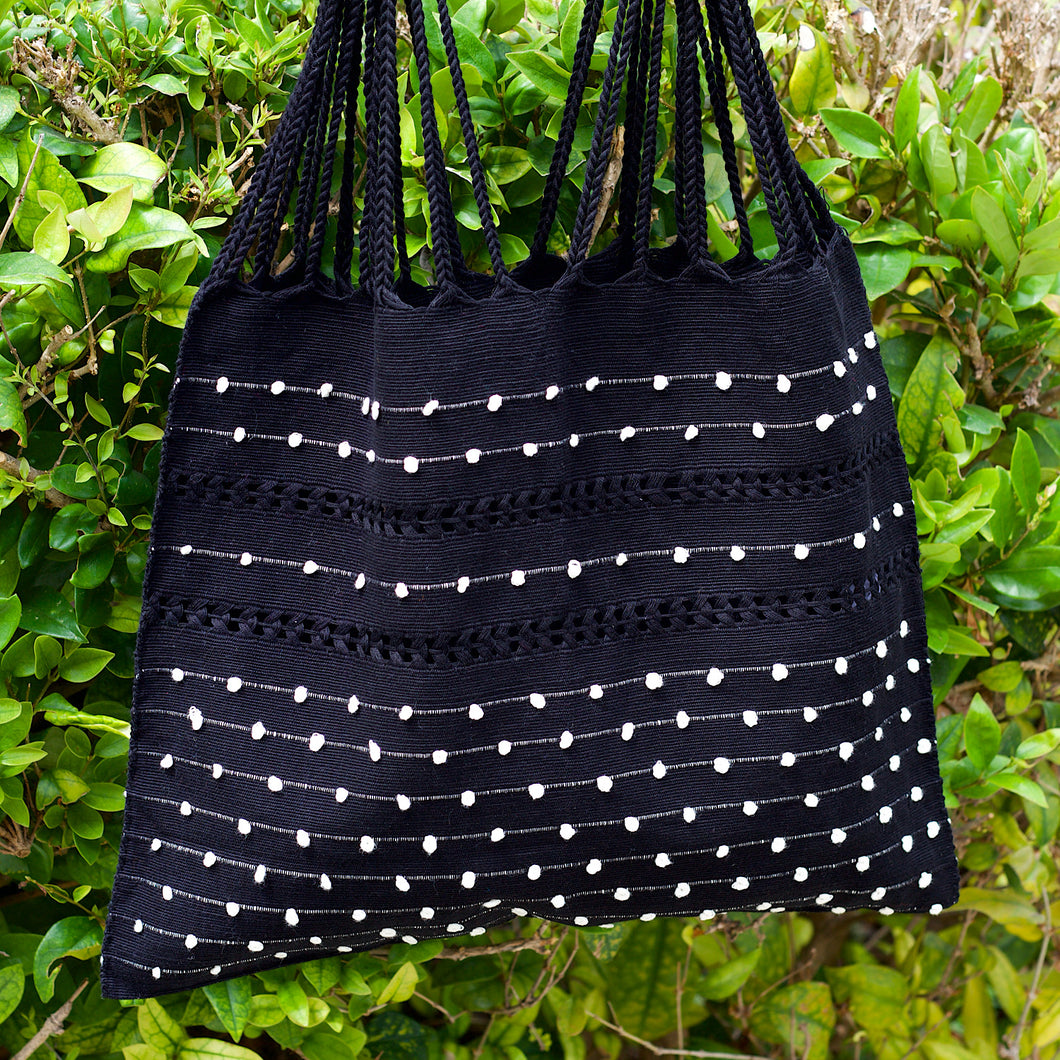 Handwoven Knotted Tote