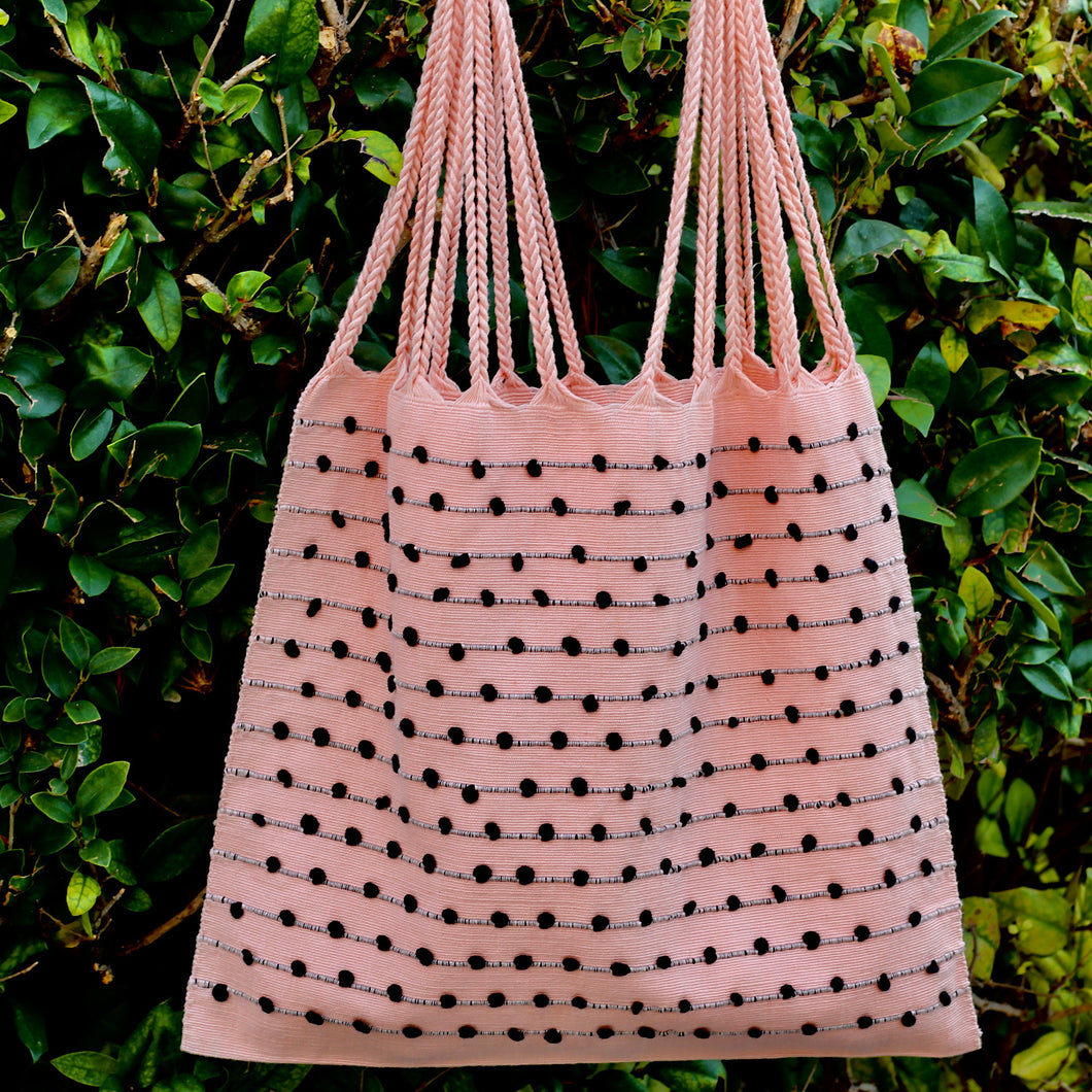 Handwoven Knotted Tote