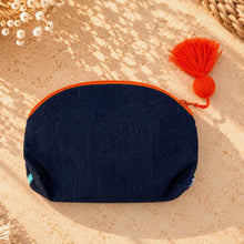 Load image into Gallery viewer, Otomi Denim Cosmetic Bag
