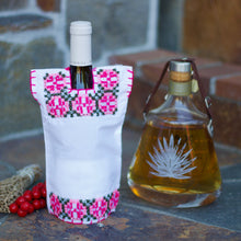 Load image into Gallery viewer, Wine Bottle Huipil-Cover

