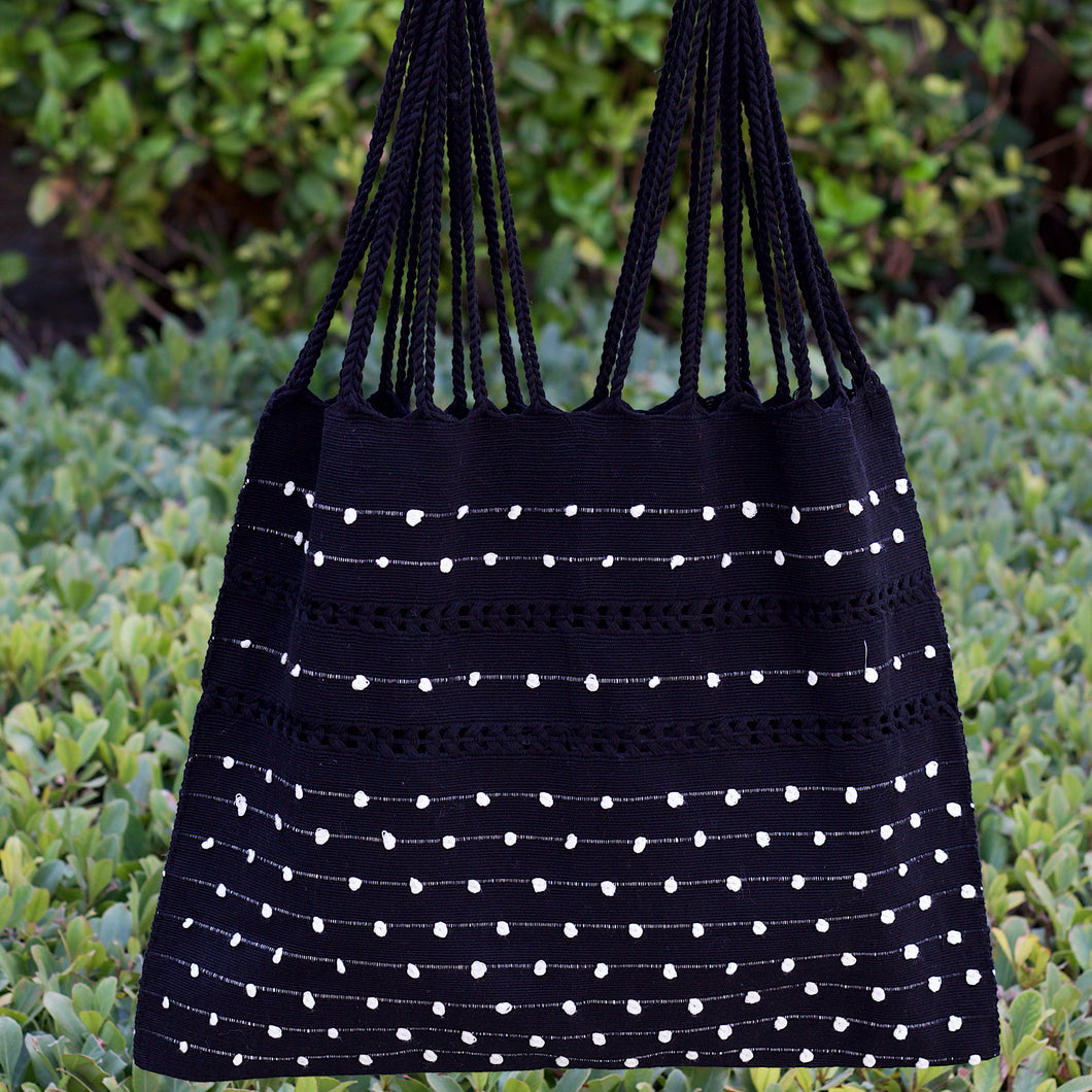 Handwoven Knotted Tote