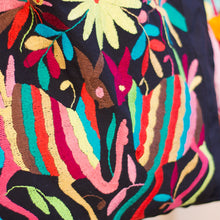 Load image into Gallery viewer, Otomi Black Embroidered Tote/Bag
