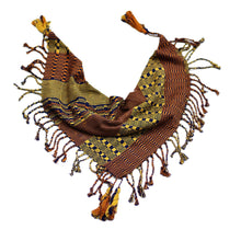 Load image into Gallery viewer, Chiapas  tassel Scarf
