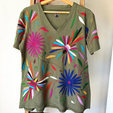 Load image into Gallery viewer, Otomí Embroidered Tee-L
