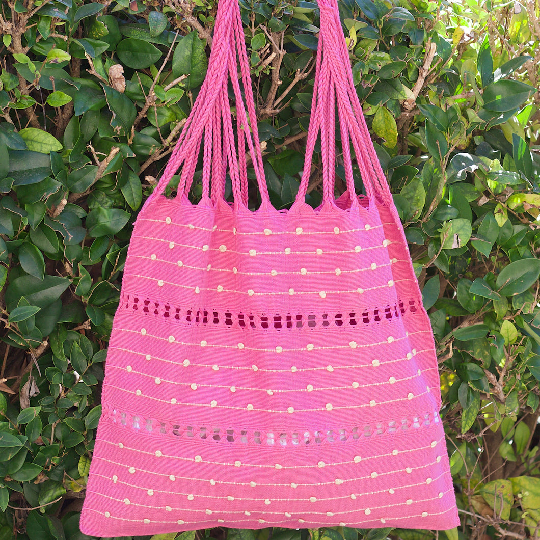 Handwoven Knotted Tote