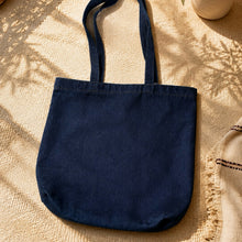Load image into Gallery viewer, Otomí Embroidered Denim Tote
