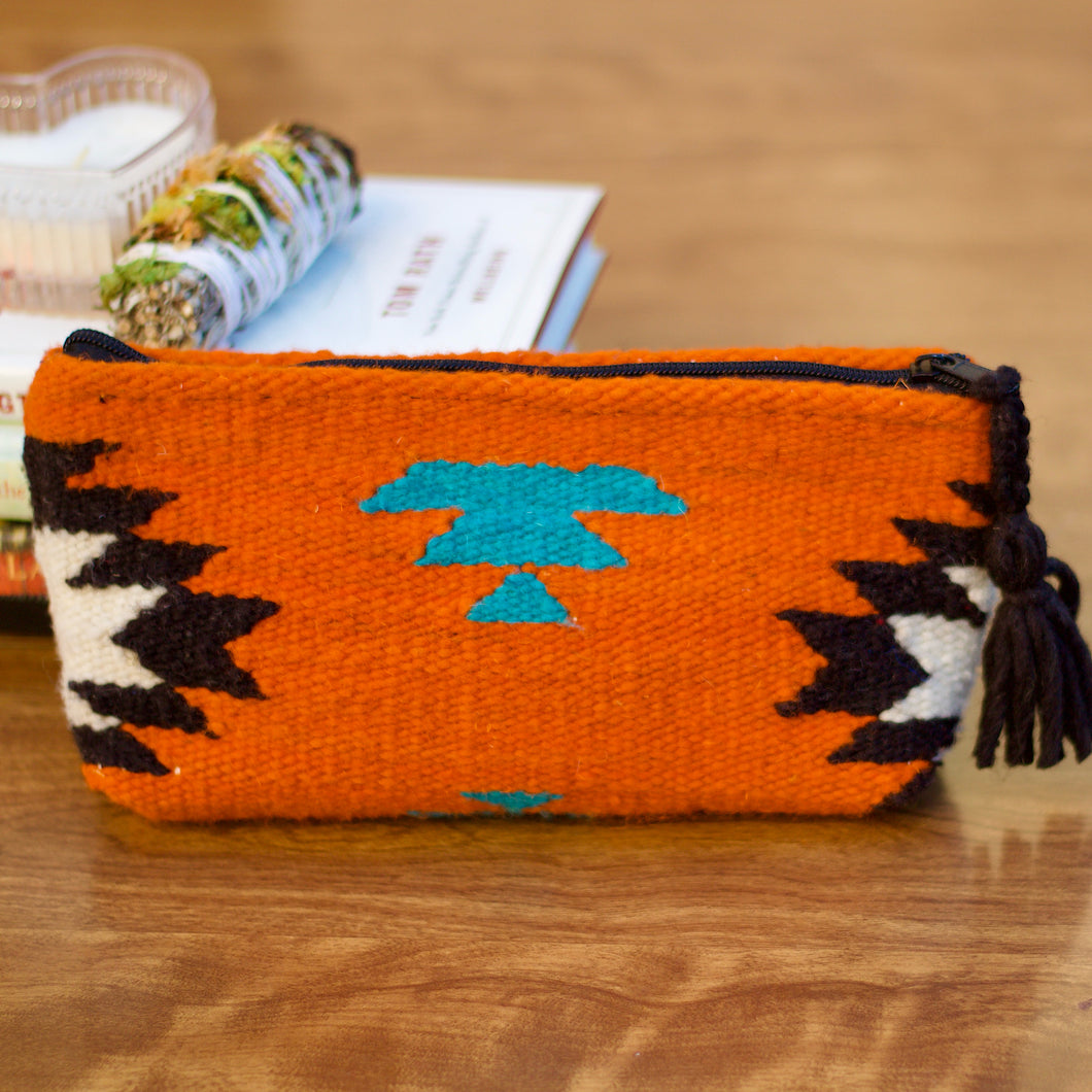 Wool-Telar cosmetic bag