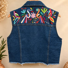 Load image into Gallery viewer, Otomi Denim Vest-M
