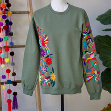Load image into Gallery viewer, Otomi Women sweatshirt-Olive

